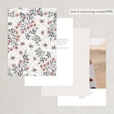 "Illuminated Storybook" - Table Numbers in Linen by Alethea and Ruth - Back of Card Options