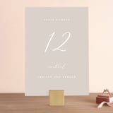 "So Inlove" - Table Numbers in Cloud by Jhudy - Front