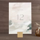 "Vista" - Table Numbers in Forest by Melanie Severin - Front
