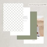 "Garden at Blue Hill" - Table Numbers in Meadow by Jennifer Wick - Back of Card Options