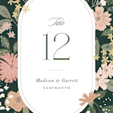 "Garden at Blue Hill" - Table Numbers in Meadow by Jennifer Wick - Detail