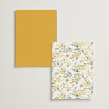 "mimosa" - Table Numbers in Dandelion by Everett Paper Goods - Back of Card Options