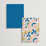 "Blossoms Abound" - Table Numbers in Cobalt by Genna Blackburn - Back of Card Options