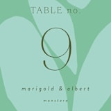 "botanica" - Table Numbers in Jungle by Morgan Kendall - Detail