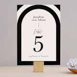 "view to behold" - Table Numbers in Onyx by letterfix - Front