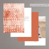 "Moroccan Jewel" - Table Numbers in Sepia Sunset by Zhay Smith - Back of Card Options