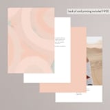 "Marbled Arch" - Table Numbers in Peach by Anna Elder - Back of Card Options