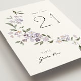 "Sweeping Vine" - Table Numbers in Periwinkle by Itsy Belle Studio - Detail
