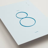 "Juniper" - Table Numbers in Capri by Blustery August - Detail