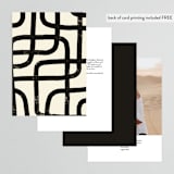 "Crossroads" - Table Numbers in Ink by Iveta Angelova - Back of Card Options