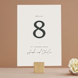 "Happily Ever After" - Table Numbers in Buff by Sara Hicks Malone - Front