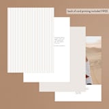 "Happily Ever After" - Table Numbers in Buff by Sara Hicks Malone - Back of Card Options