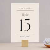 "Ivy" - Table Numbers in Ecru by Carly Reed Walker - Front
