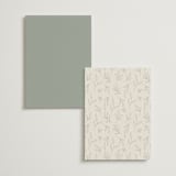 "Soft Arch" - Table Numbers in Sage by Erica Krystek - Back of Card Options