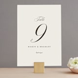 "Tandem" - Table Numbers in Buttercream by Jessica Williams - Front