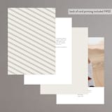 "Tandem" - Table Numbers in Buttercream by Jessica Williams - Back of Card Options