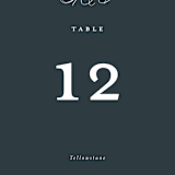 "Modern Vintage" - Table Numbers in Jade by Emily Betts - Detail