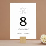 "Beyond Words" - Table Numbers in Snow by Kimberly FitzSimons - Front