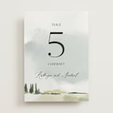 "Estate" - Table Numbers in Sky by Rebecca Durflinger - Front