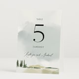 "Estate" - Table Numbers in Sky by Rebecca Durflinger - Folded