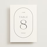 "Picture Perfect" - Table Numbers in Opal by Jennifer Postorino - Front