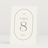 "Picture Perfect" - Table Numbers in Opal by Jennifer Postorino - Folded