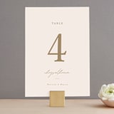 "Everlasting Love" - Table Numbers in Linen by Brandy Folse - Front