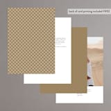 "Everlasting Love" - Table Numbers in Linen by Brandy Folse - Back of Card Options