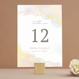"The whisper of the waves" - Table Numbers in Sunrise by Helen Halik - Front