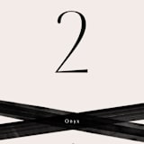 "Inky" - Table Numbers in Onyx by Inkblot Design - Detail