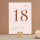 "Mod Initials" - Table Numbers in Rust by Genna Blackburn - Front