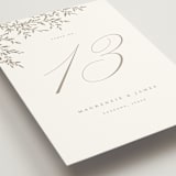 "Romantic Wreath" - Table Numbers in Chantilly by Wildfield Paper Co - Detail