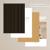 "love love love" - Table Numbers in Onyx by Robert and Stella - Back of Card Options