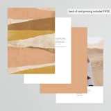 "Rustic Union" - Table Numbers in Sunset by Michelle Taylor - Back of Card Options