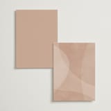 "Overlap" - Table Numbers in Terracotta by Kelly Schmidt - Back of Card Options
