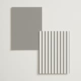 "Portrait" - Table Numbers in Platinum by Heather Schertzer - Back of Card Options