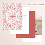 "AMAYA" - Table Numbers in Blush by Kanika Mathur - Back of Card Options