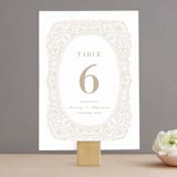 "Extravagant" - Table Numbers in Natural by Jessie Steury - Front