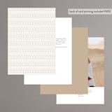 "Extravagant" - Table Numbers in Natural by Jessie Steury - Back of Card Options