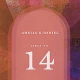 "Radiance" - Table Numbers in Kantha by Heather Cairl - Detail