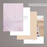 "Amanecer" - Table Numbers in Dawn by Tamara Hilje - Back of Card Options