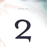"One Path" - Table Numbers in Beach by Pixel and Hank - Detail