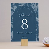 "Linen" - Table Numbers in Midnight by Ashley Rosenbaum - Front