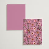 "Indian floral chintz lush" - Table Numbers in Ivory by Caroline Bonne Muller - Back of Card Options