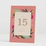 "Phool Bahar" - Table Numbers in Patta by Creo Study - Folded