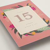 "Phool Bahar" - Table Numbers in Patta by Creo Study - Detail