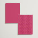 "Varna" - Table Numbers in Fuchsia by Pati Cascino - Back of Card Options