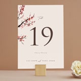 "Blossoms of Love" - Table Numbers in Champagne by frau brandt - Front