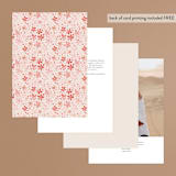 "Blossoms of Love" - Table Numbers in Champagne by frau brandt - Back of Card Options