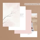 "Cherry Blossoms" - Table Numbers in Cherry Blossom by Stephanie Hawkes - Back of Card Options